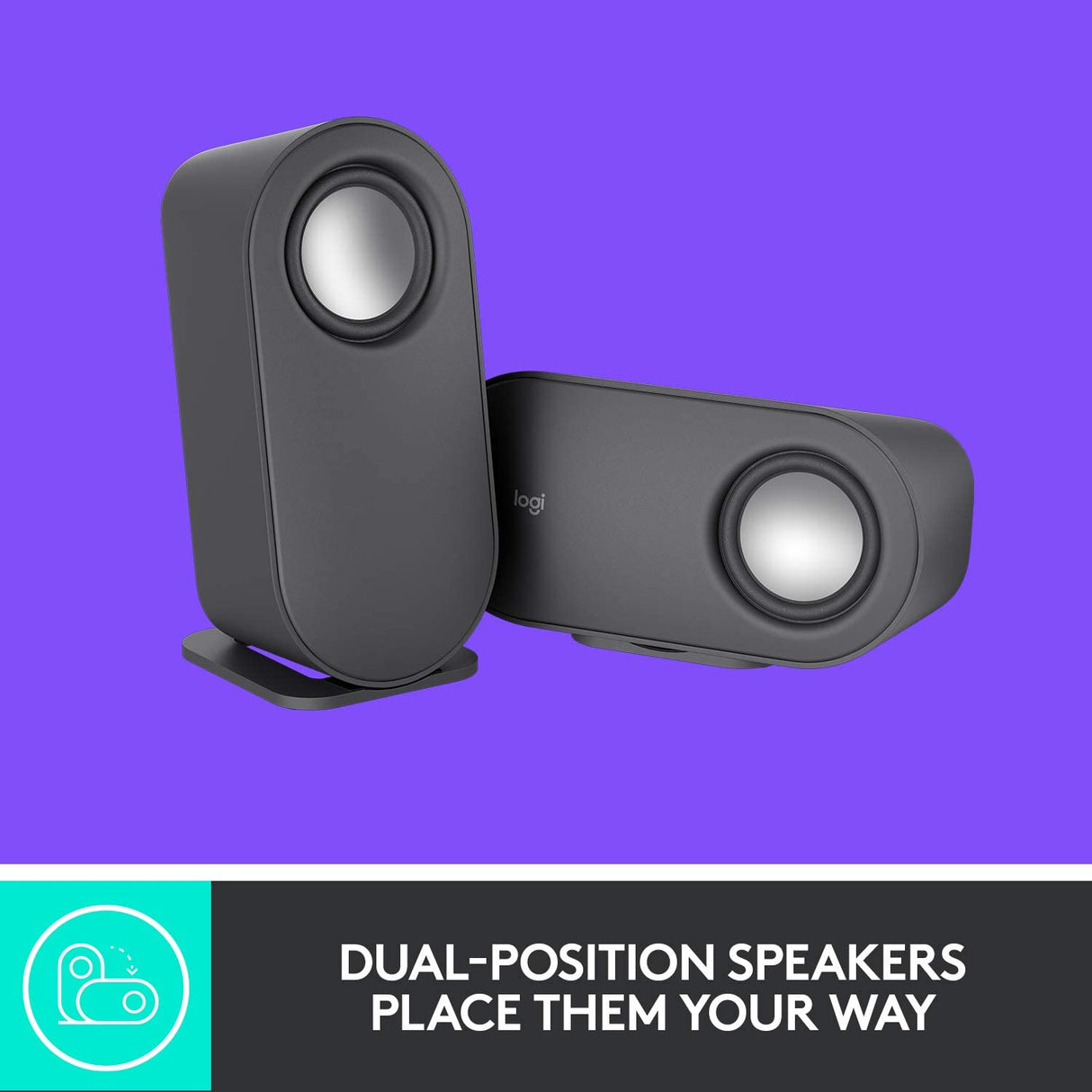 Logitech Z407 Bluetooth Computer Speakers with Subwoofer and Wireless Control