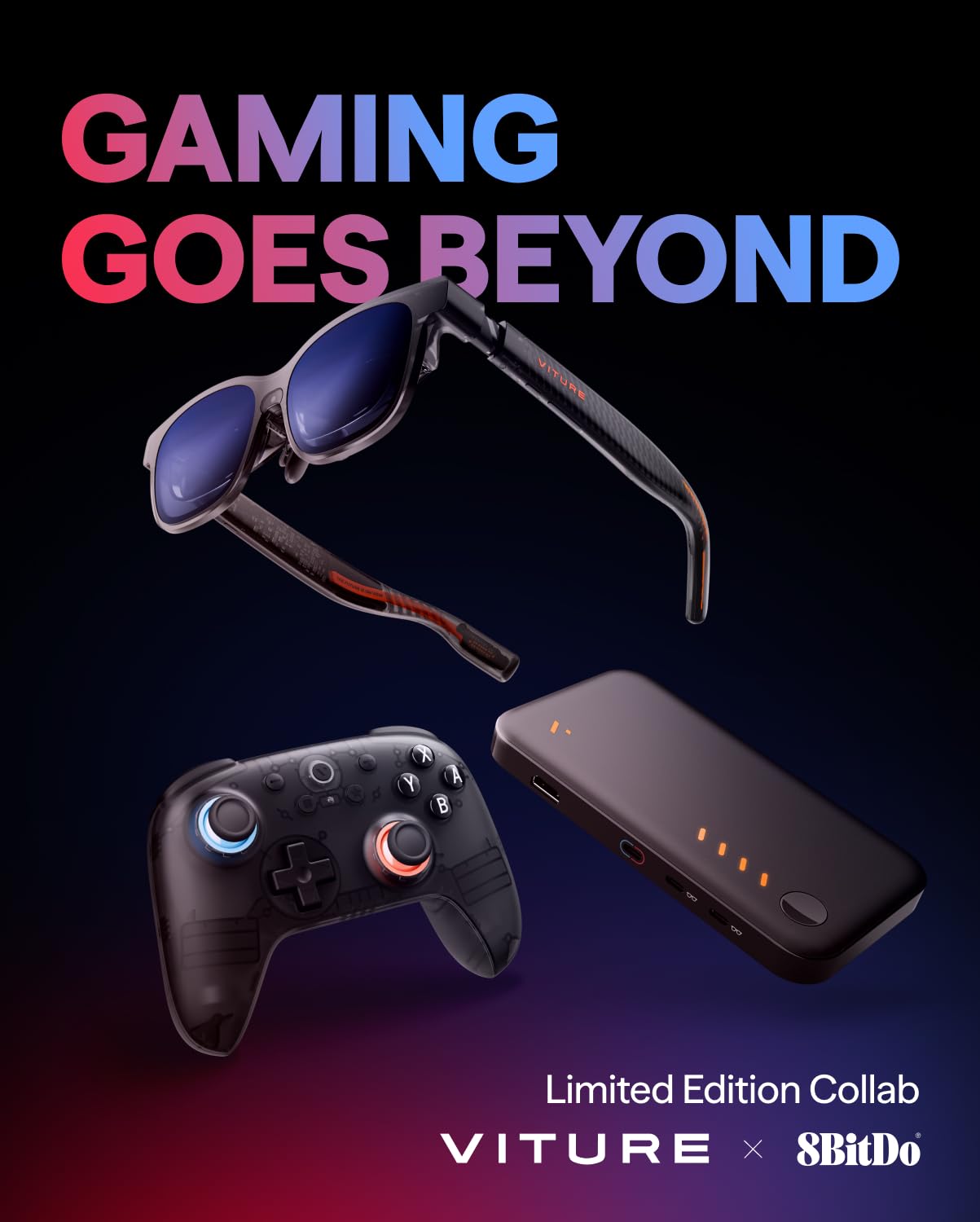 (PRE ORDER) VITURE x 8BitDo Ultimate 2C Bluetooth Controller Switch Layout - Wireless Gaming Controller for PC Switch