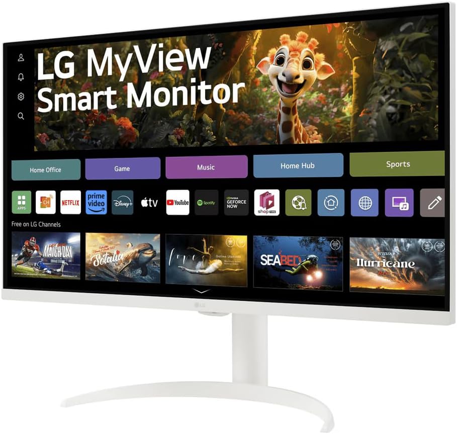 LG 32SR75U-W — 32" 4K VA Display Smart Monitor