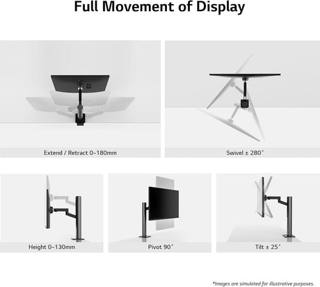 LG 32UN880K-B— 32" UHD 4K (3840x2160) IPS 60Hz Monitor with Ergo Stand