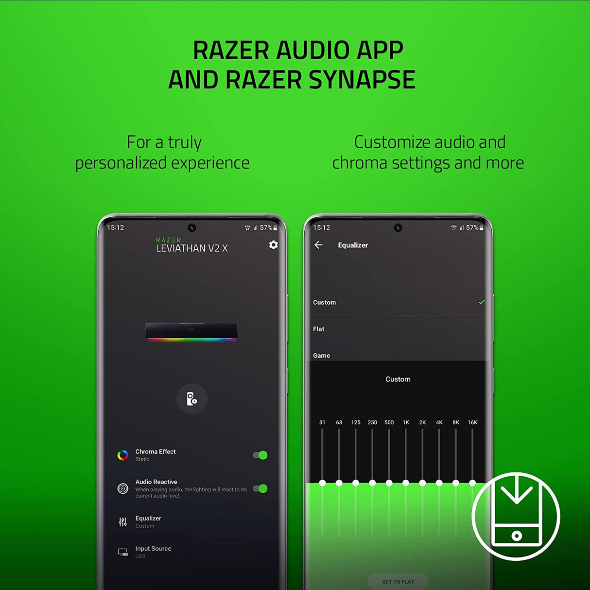 Razer Leviathan V2 X Gaming Soundbar Speaker