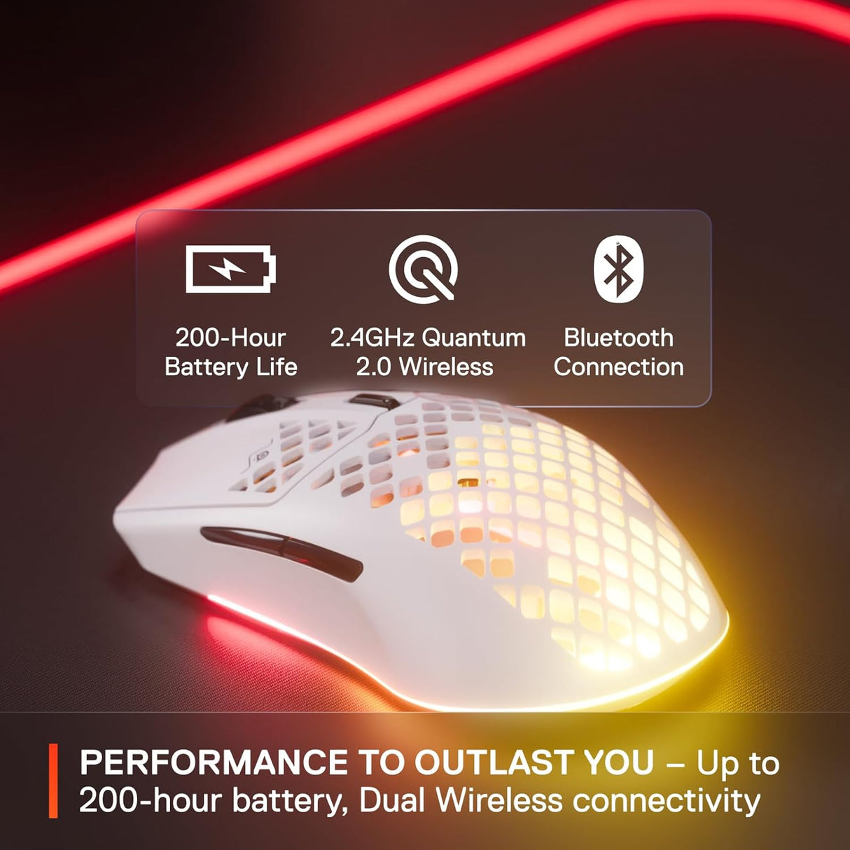 SteelSeries Aerox 3 Wireless Gaming Mouse (2022)
