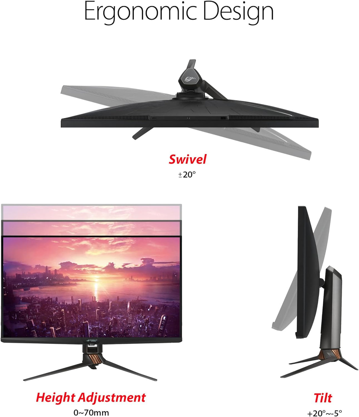 ASUS ROG Swift PG32UQX 32 Inch 4K 144 Hz Gaming Monitor