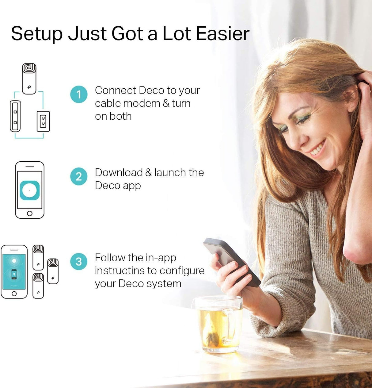 TP-Link Deco M4 AC1200 Whole Home Mesh Wi-Fi System