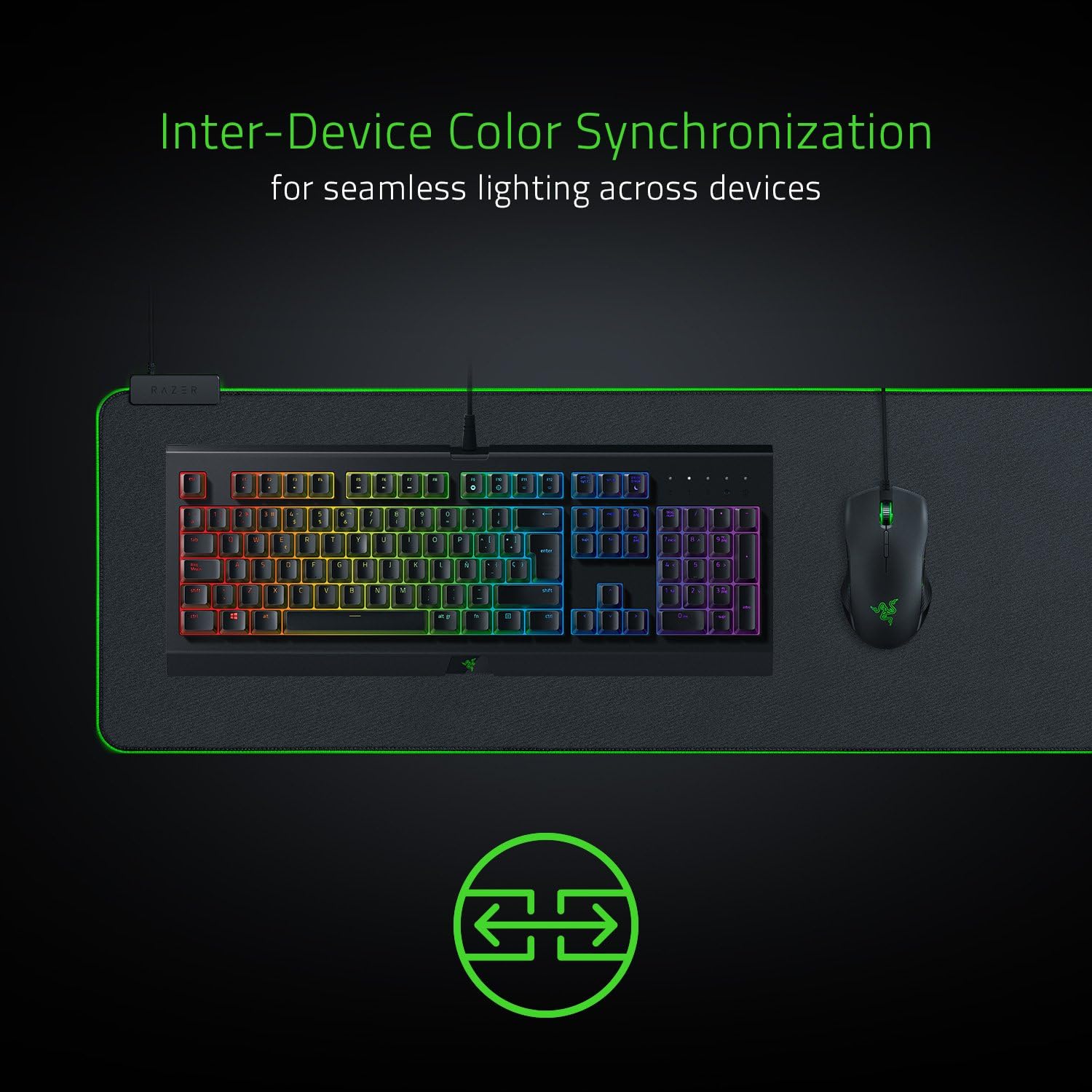 Razer Goliathus Extended Chroma — Soft Gaming Mouse Mat with