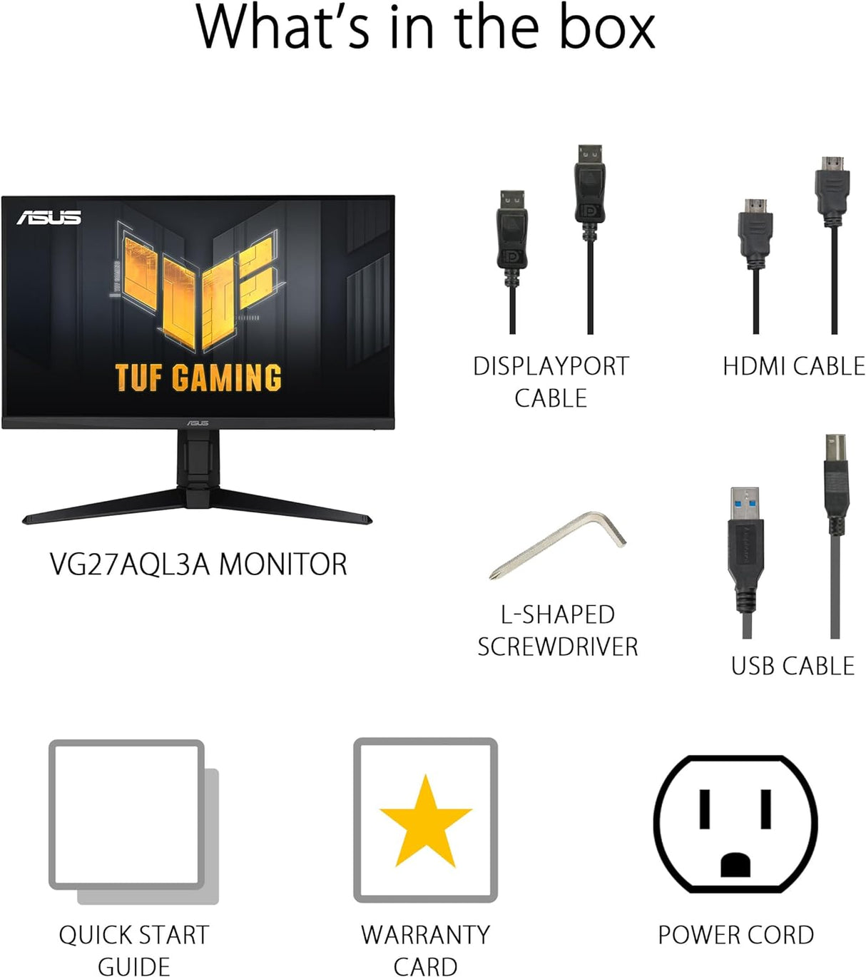 ASUS TUF Gaming VG27AQL3A 27 Inch Gaming Monitor