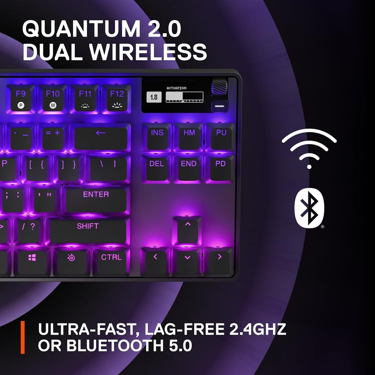 SteelSeries Apex Pro TKL Wireless Gaming Keyboard - 2023 Edition