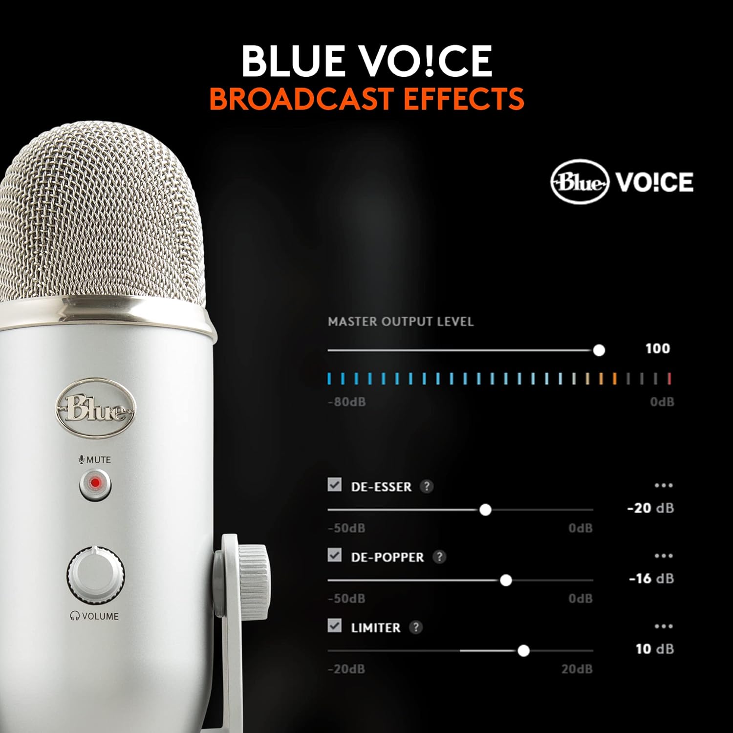 Amazon.com: Logitech for Creators Blue Yeti USB Microphone
