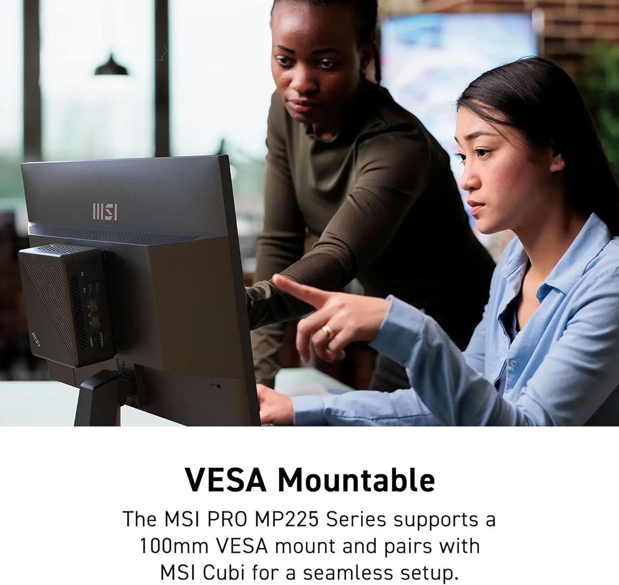 MSI PRO MP225 22-inch IPS 1920 x 1080 (FHD) 100Hz 1ms Productivity Monitor