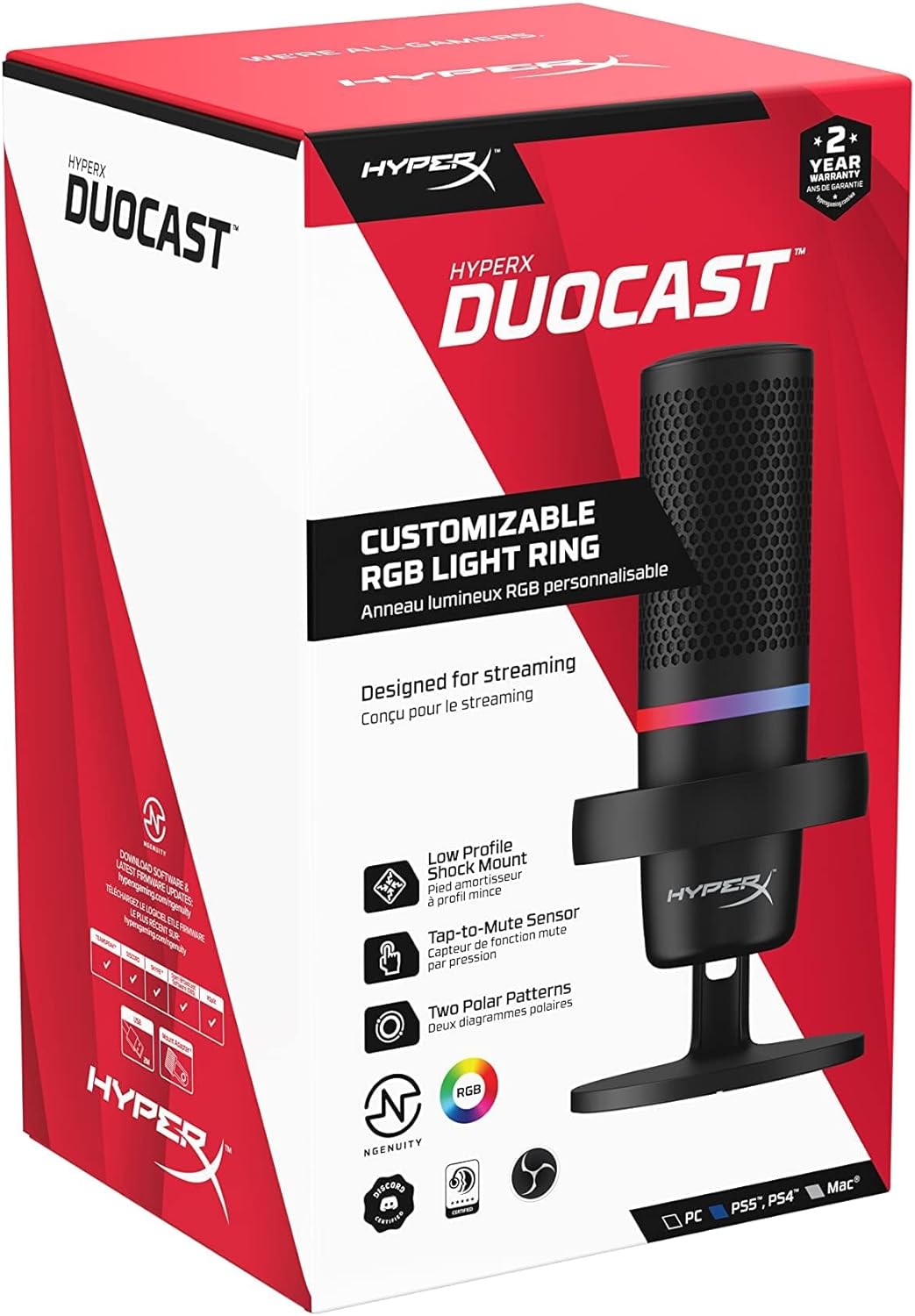 HyperX DuoCast Microphone
