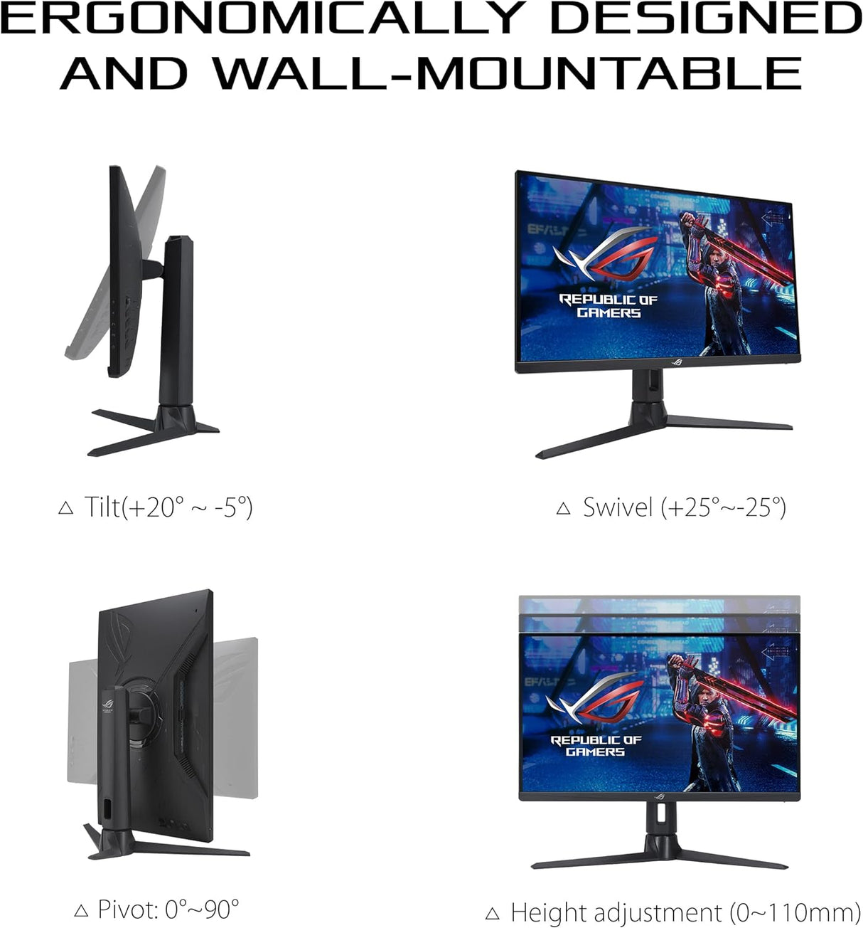ASUS ROG Strix XG276Q Gaming Monitor 27 Inch Gaming Monitor