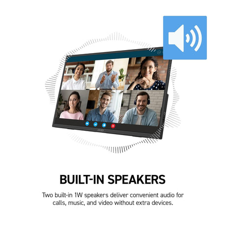 MSI PRO MP165 E6 15.6-inch FHD IPS Portable Monitor – USB-C, Flat