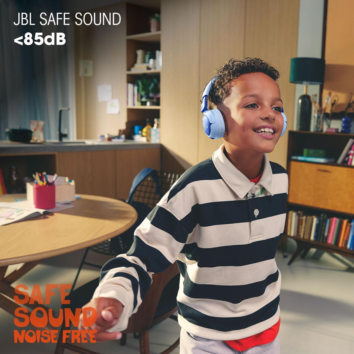 JBL JR 320BT Wireless On-Ear Bluetooth Headphones for Kids with Built-In Mic