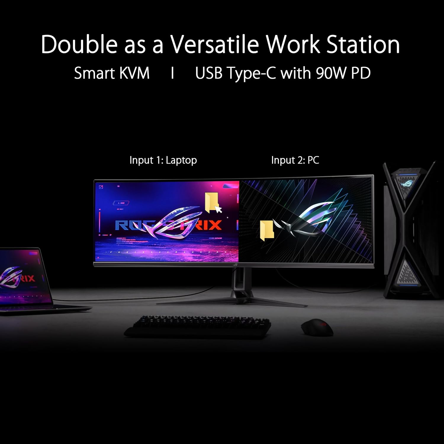 ASUS ROG Swift OLED PG49WCD 49 Inch Gaming Monitor – Endless