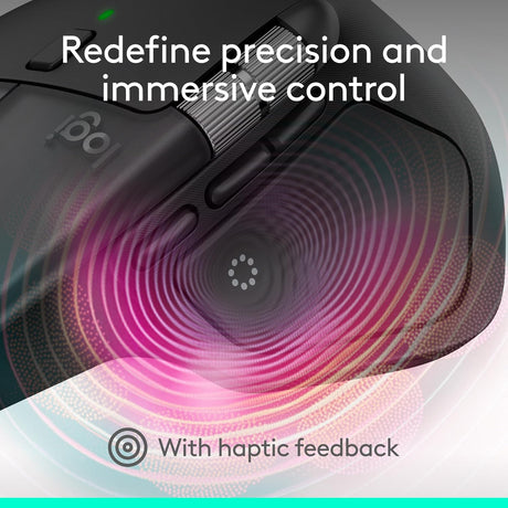 Logitech MX Master 4 Ergonomic Wireless Mouse With Haptic Feedback