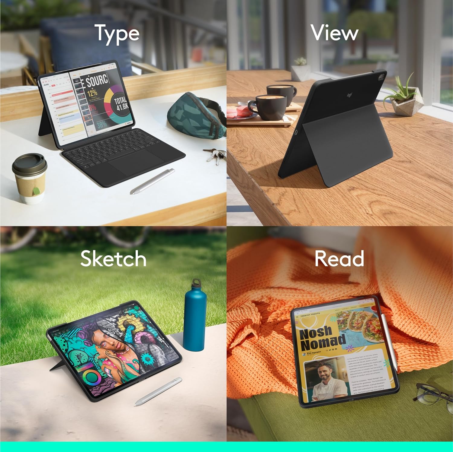 Logitech Combo Touch for iPad Air 13