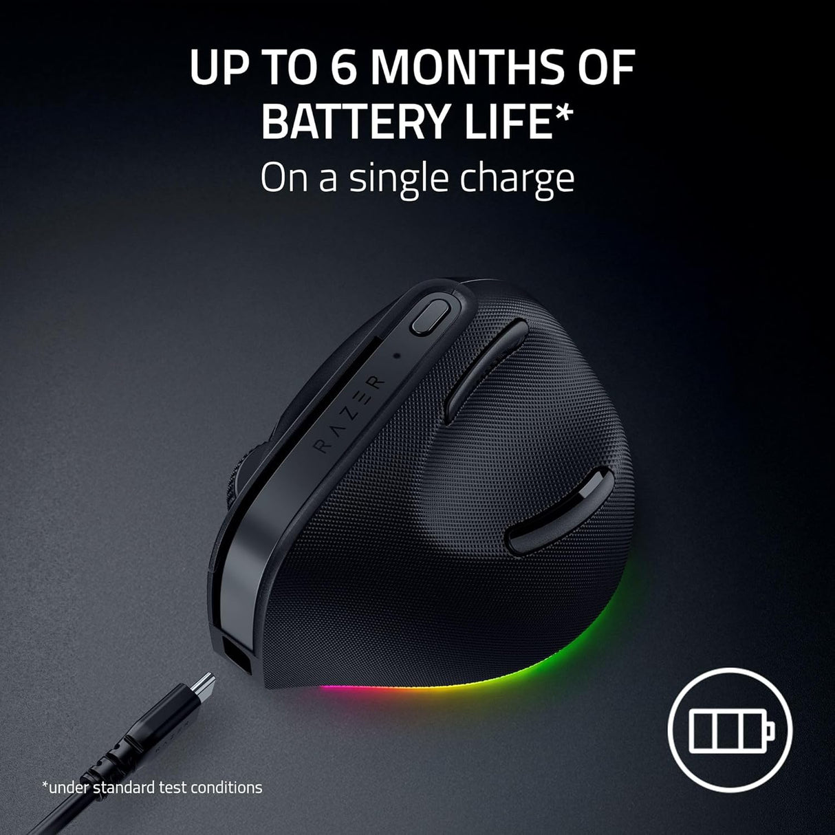 Razer Pro Click V2 Vertical Edition - Wireless Vertical Mouse