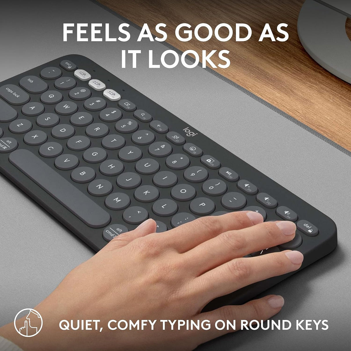Logitech Pebble Keys 2 K380s Bluetooth Wireless Keyboard