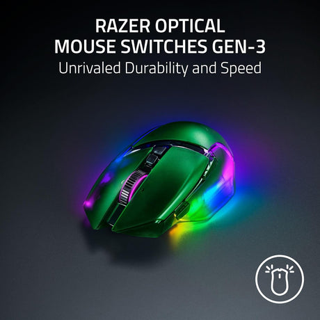 Razer Basilisk V3 Pro 35K Customizable Ergonomic Wireless Gaming Mouse - Phantom Edition
