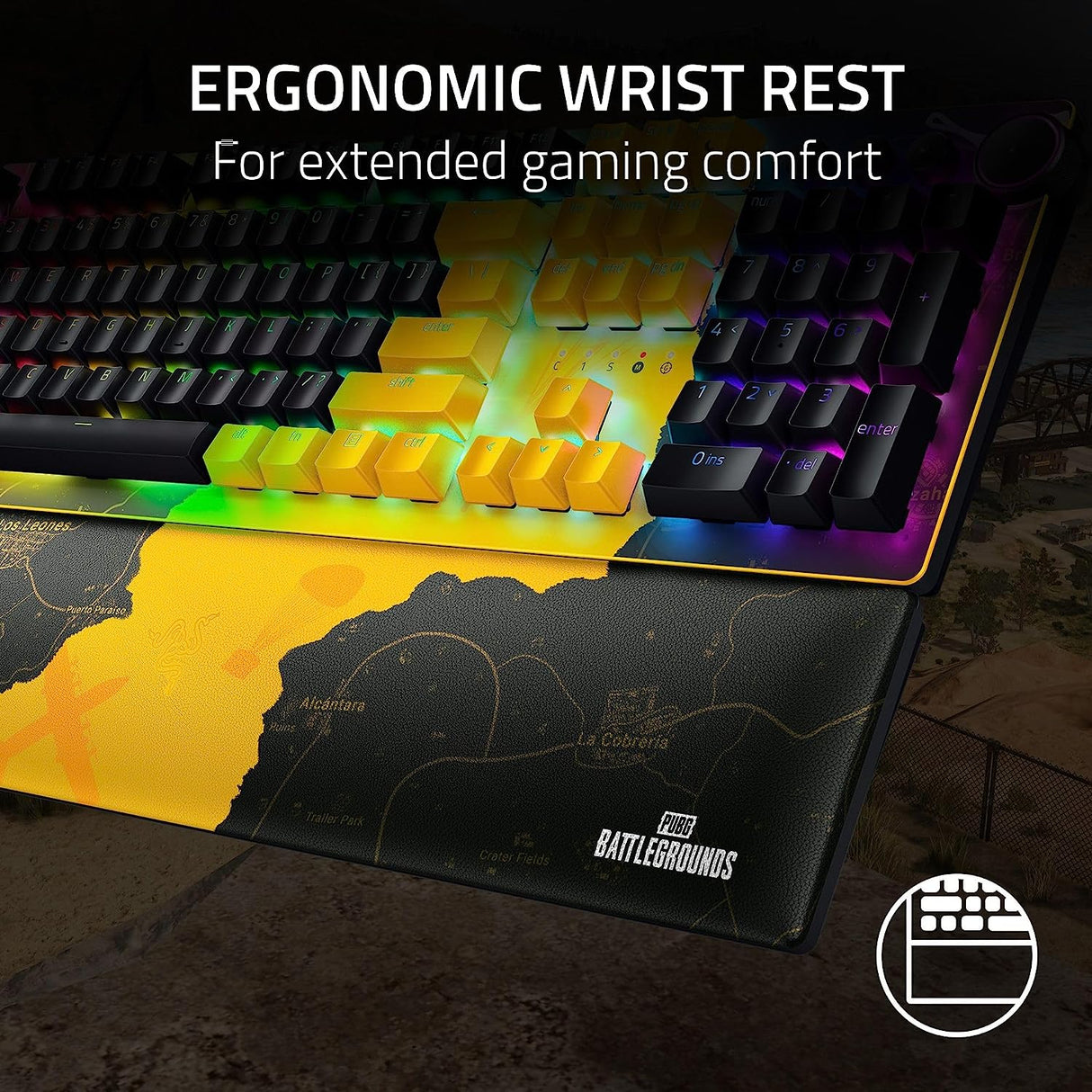 Razer PUBG: BATTLEGROUNDS Edition - Available in Viper V2 PRO, Barracuda X 2022 & Huntsman V2