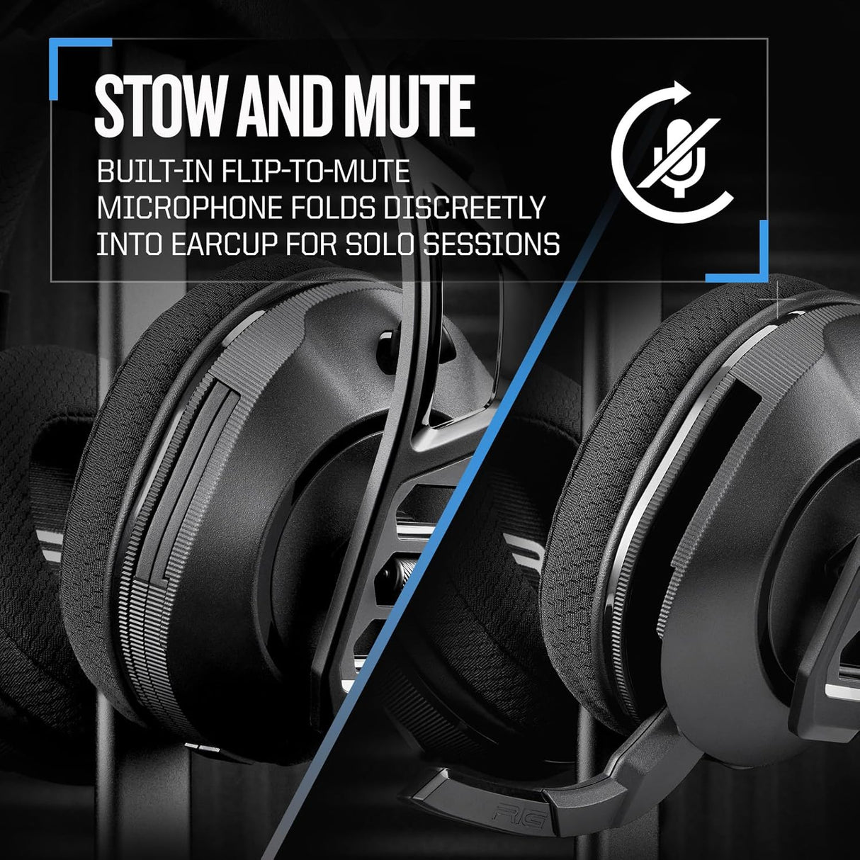 NACON RIG 600 PRO HS Dual Wireless Multiplatform Gaming Headset with Bluetooth for PlayStation PS4, PS5, Nintendo Switch, PC, USB & Mobile