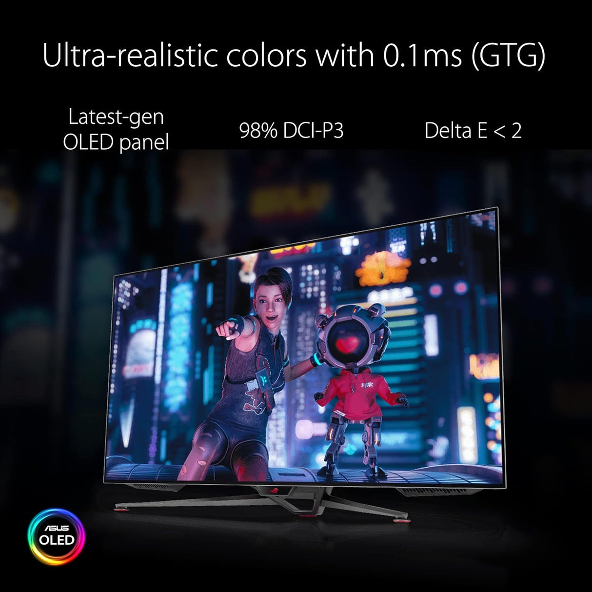ASUS ROG Swift OLED PG48UQ 48 Inch Gaming Monitor