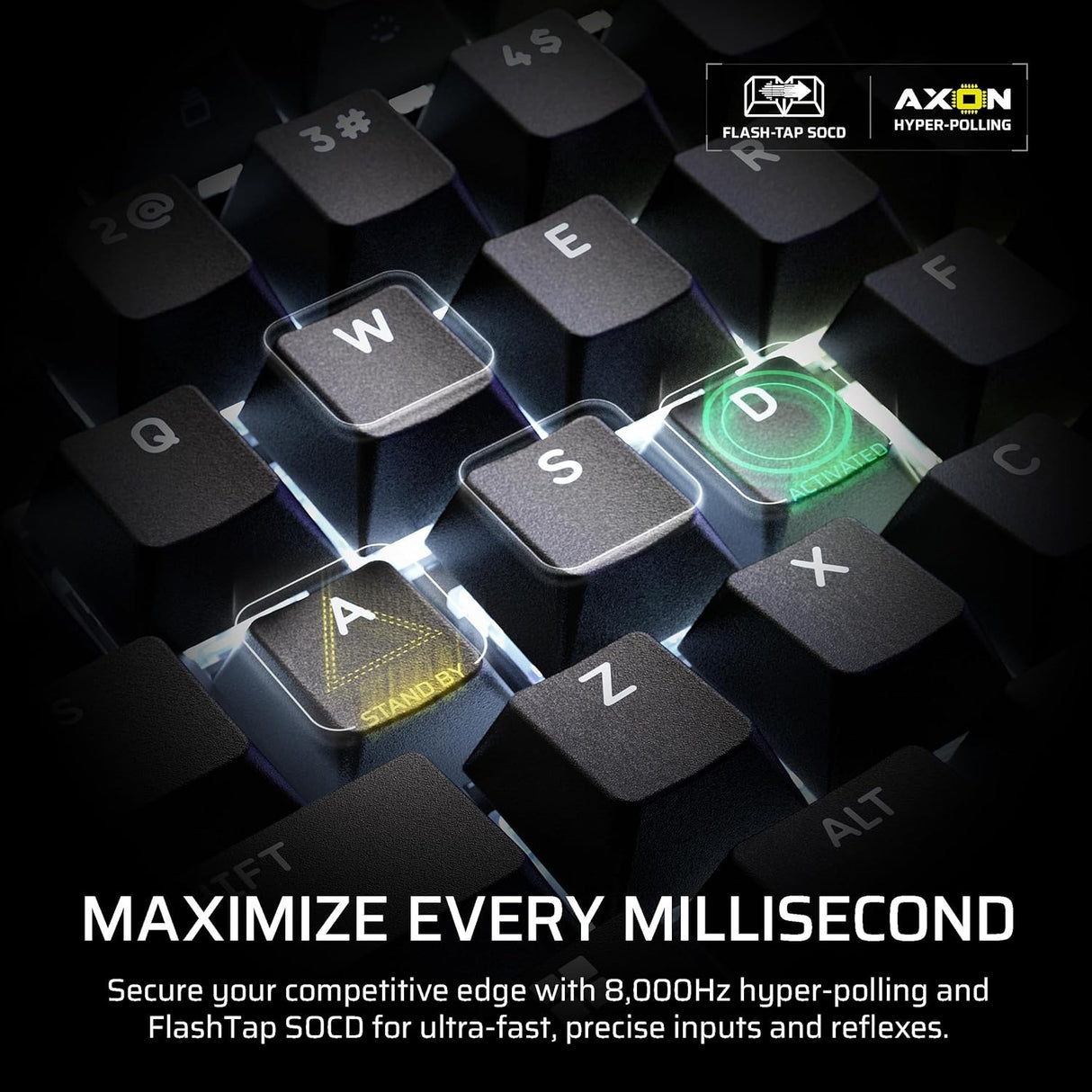 Corsair GALLEON 100 SD Stream Deck-Integrated Mechanical Keyboard - CORSAIR MLX Pulse - Black