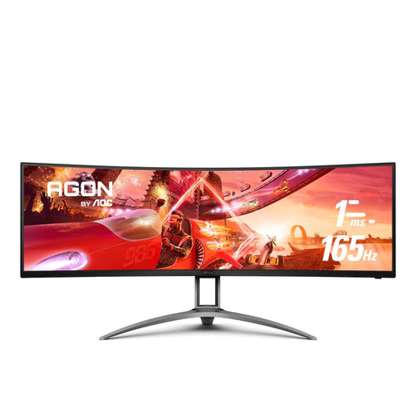AOC AGON AG493UCX2 49-inch 5K Dual QHD VA Gaming Monitor - 165Hz, Curved
