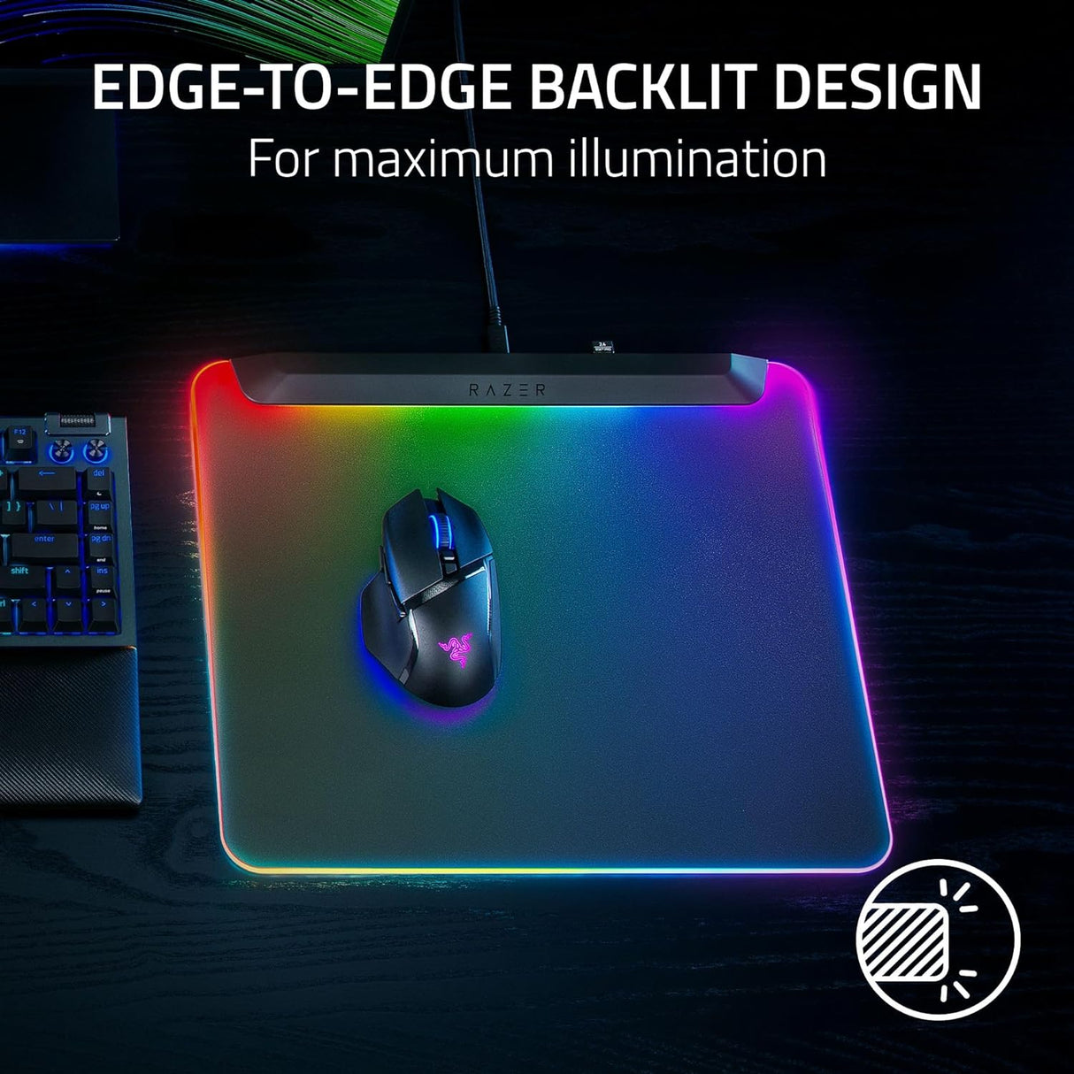 Razer Firefly V2 Pro Fully Illuminated RGB Gaming Mouse Mat