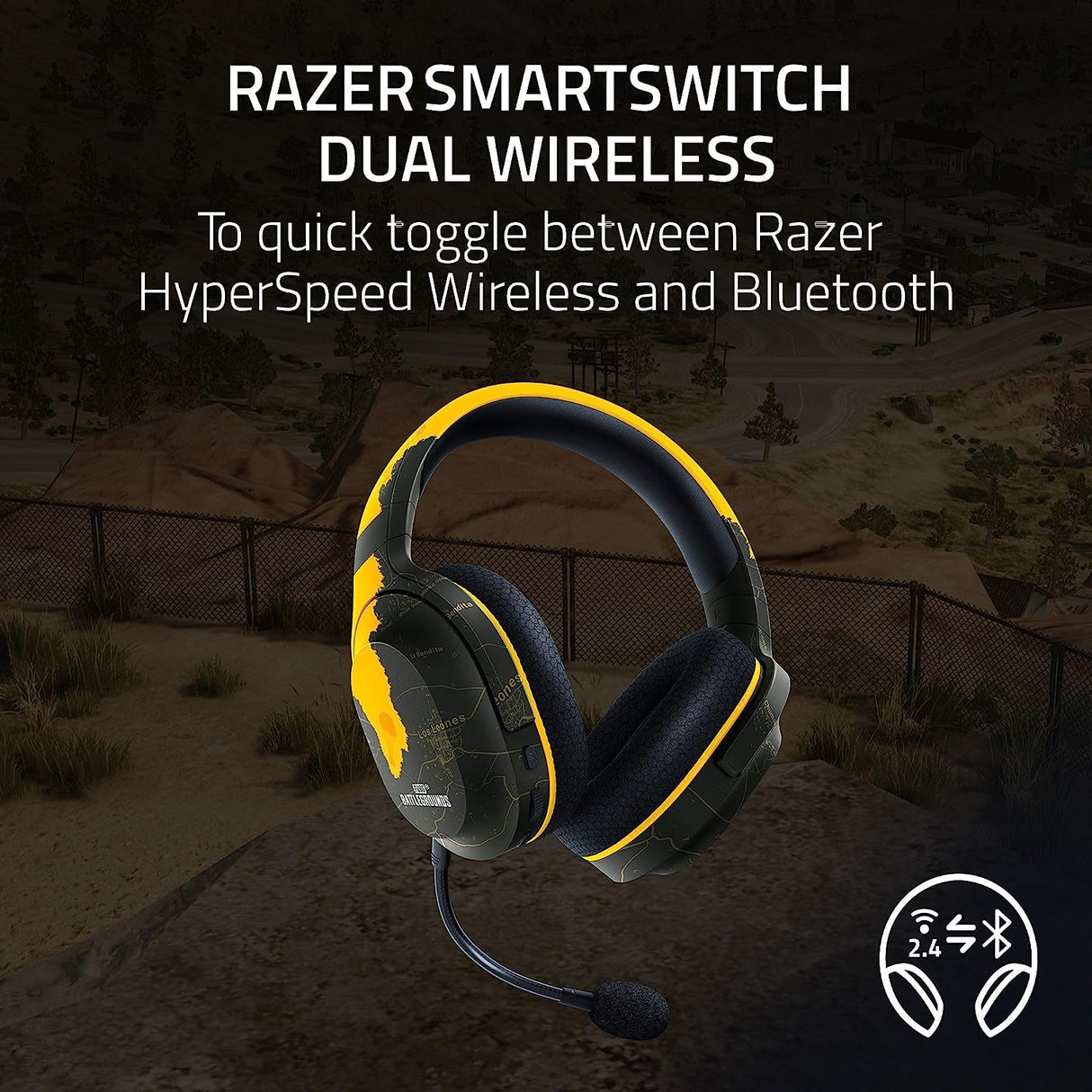 Razer PUBG: BATTLEGROUNDS Edition - Available in Viper V2 PRO, Barracuda X 2022 & Huntsman V2