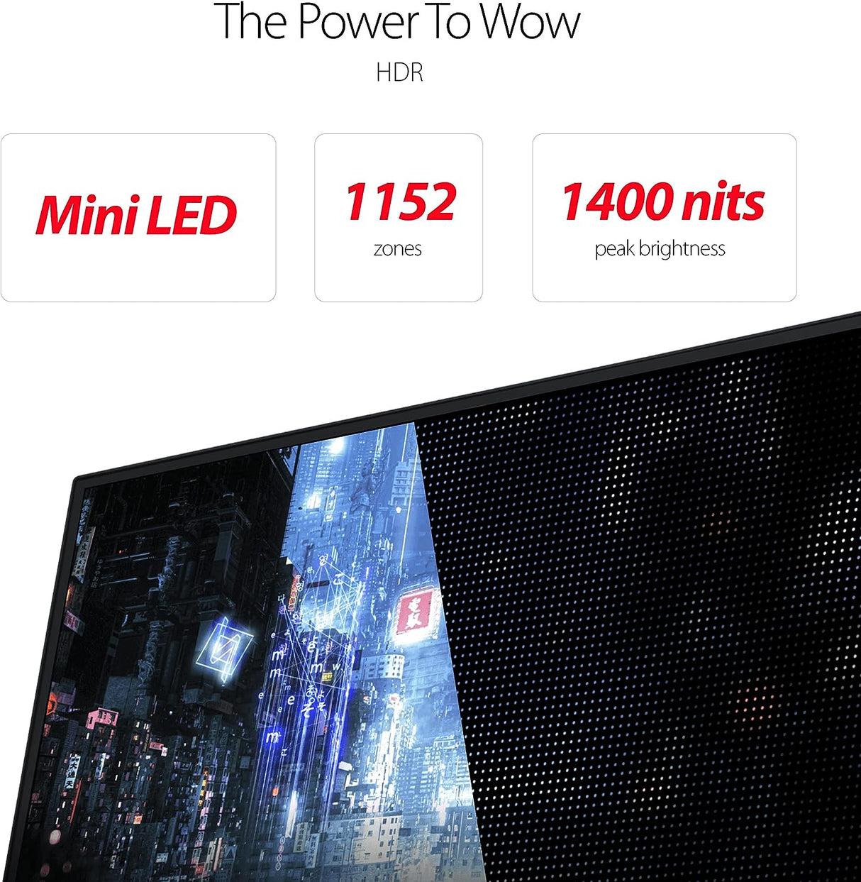ASUS ROG Swift PG32UQX 32 Inch 4K 144 Hz Gaming Monitor