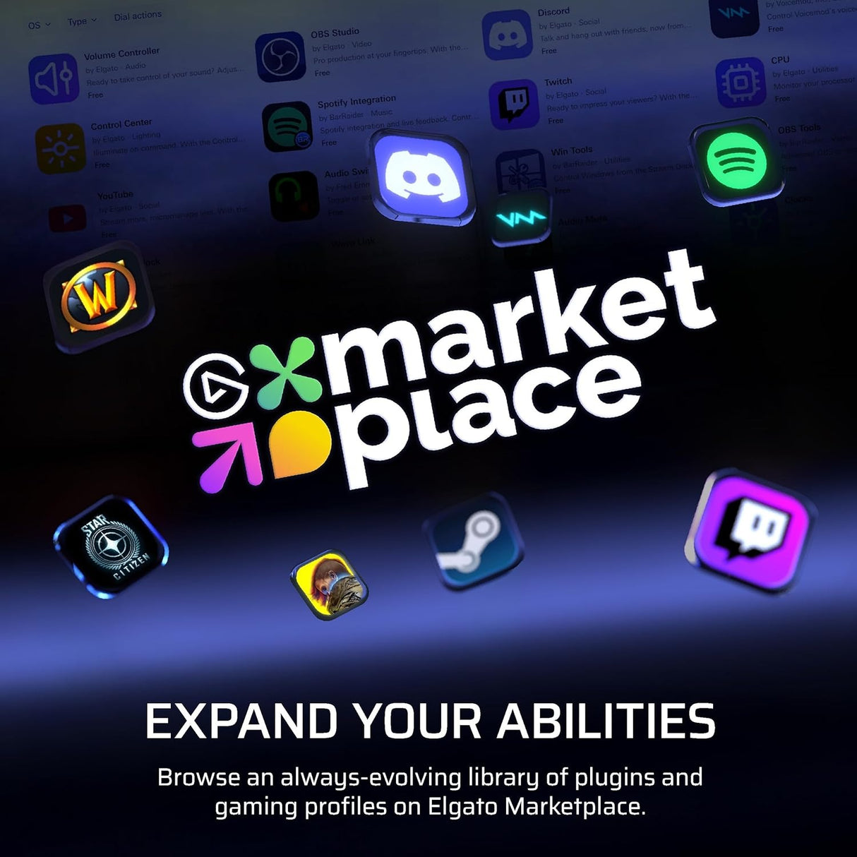 Corsair GALLEON 100 SD Stream Deck-Integrated Mechanical Keyboard - CORSAIR MLX Pulse - Black