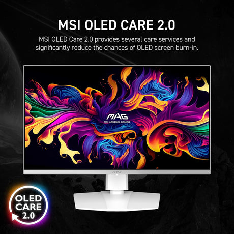 MSI Monitor MAG 272QPW QD-OLED X28 27 Inch Gaming Monitor