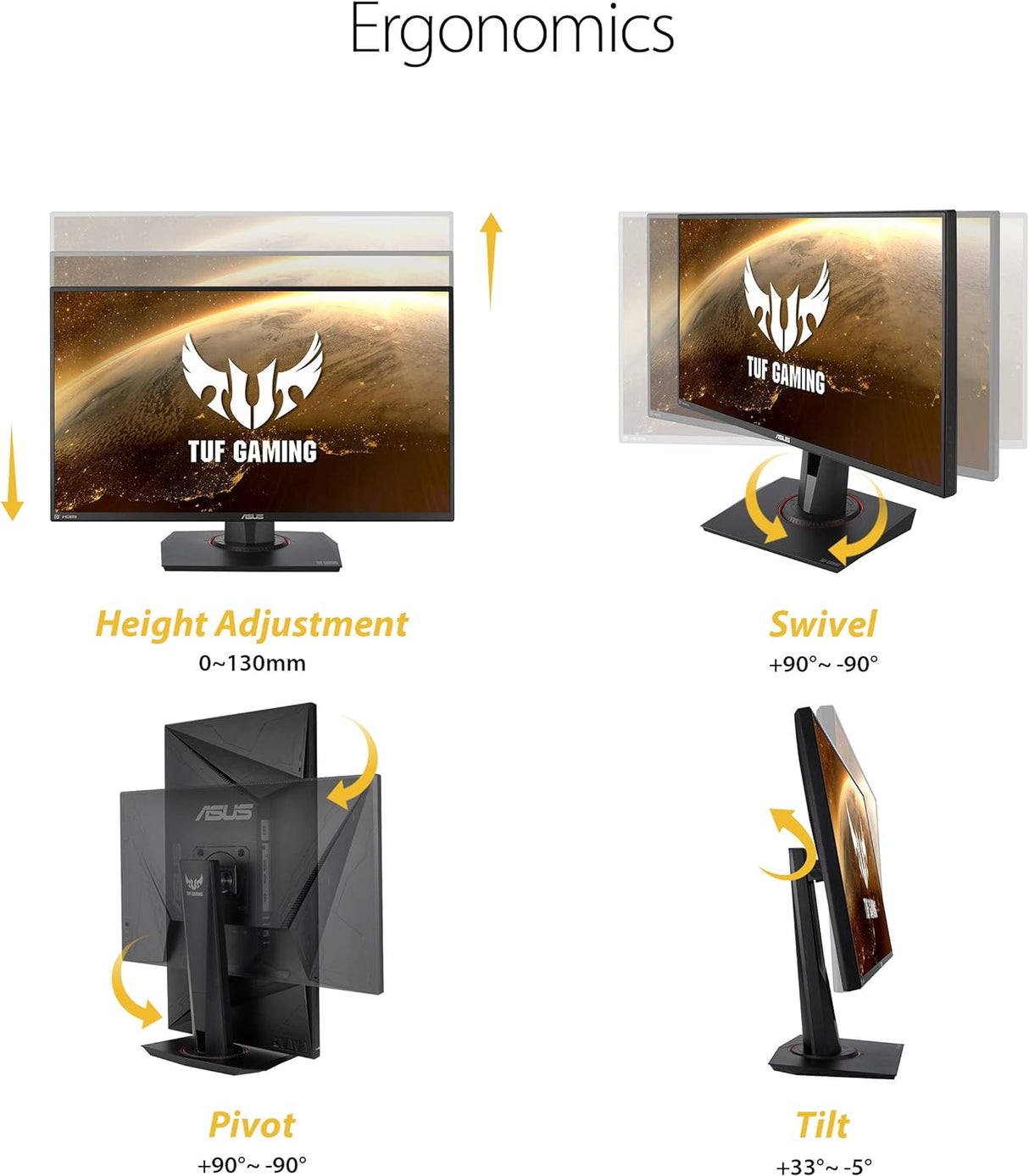 ASUS TUF Gaming VG259QM 24.5 Inch IPS FHD 280Hz 1ms Gaming Monitor