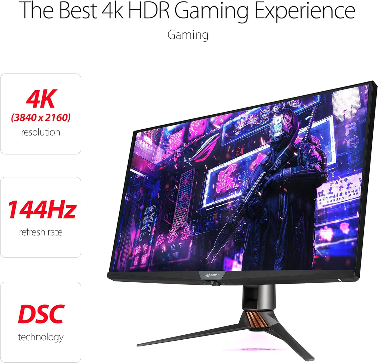 ASUS ROG Swift PG32UQX 32 Inch 4K 144 Hz Gaming Monitor