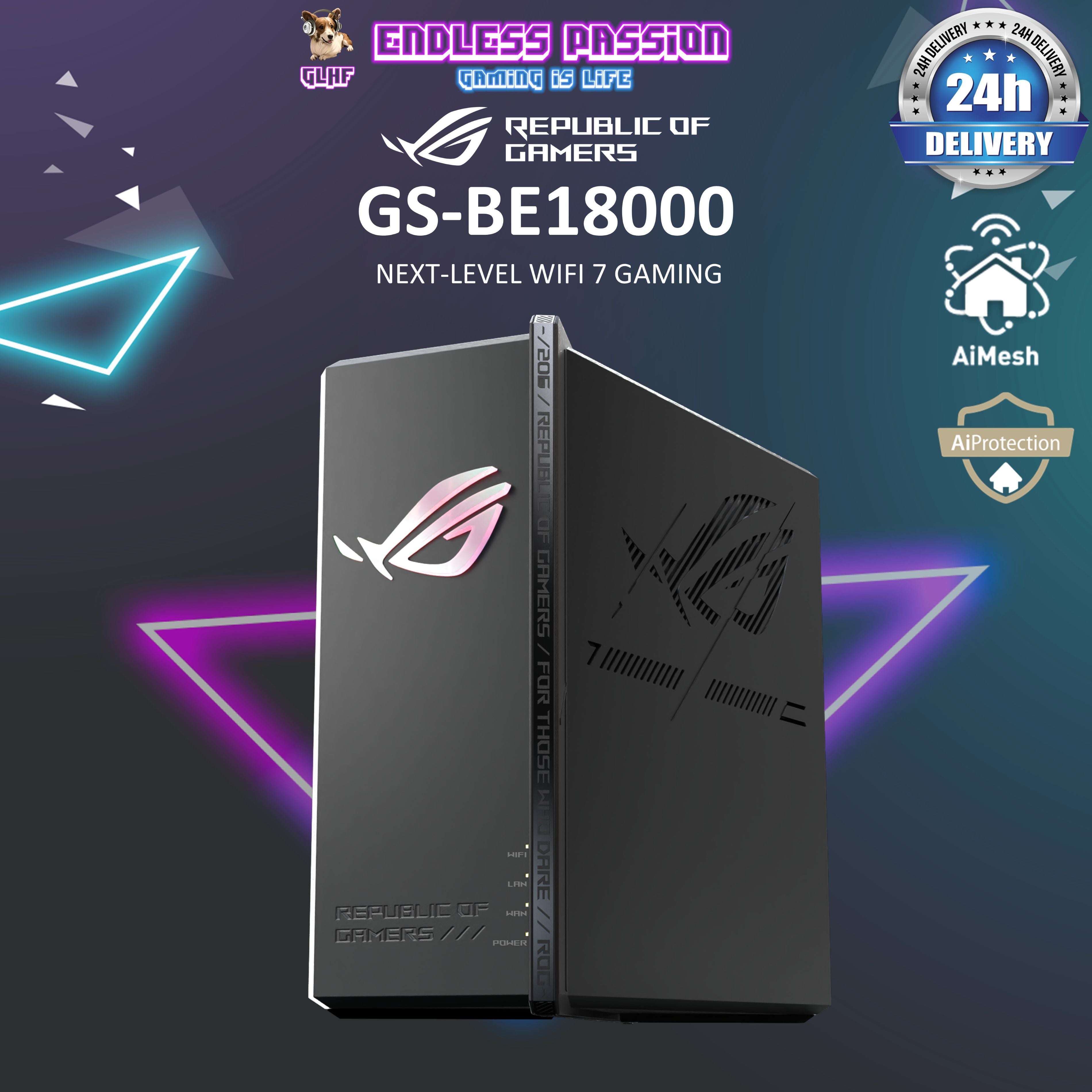 ASUS RT-BE86U Dual Band WiFi 7 Gaming Router – Endless Passion