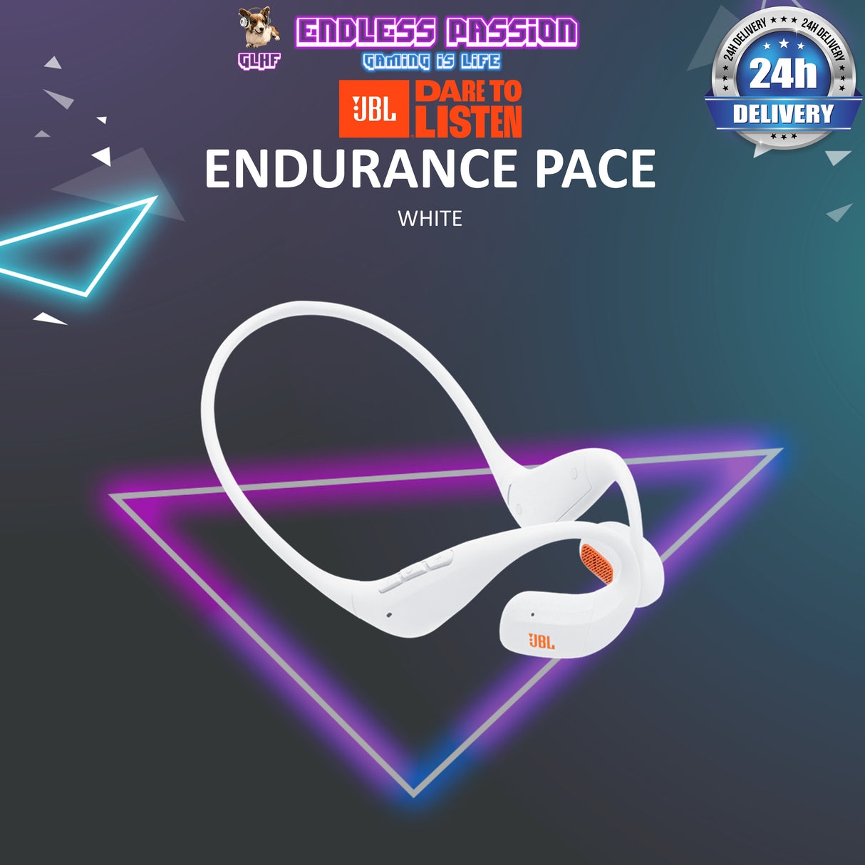 JBL Endurance Pace Open-Ear BT Neckband Earphone