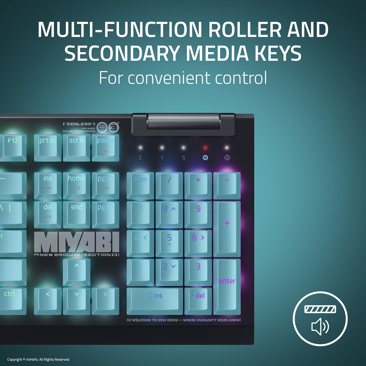 Razer BlackWidow V4 X Zenless Zone Zero Edition - Mechanical Gaming Keyboard