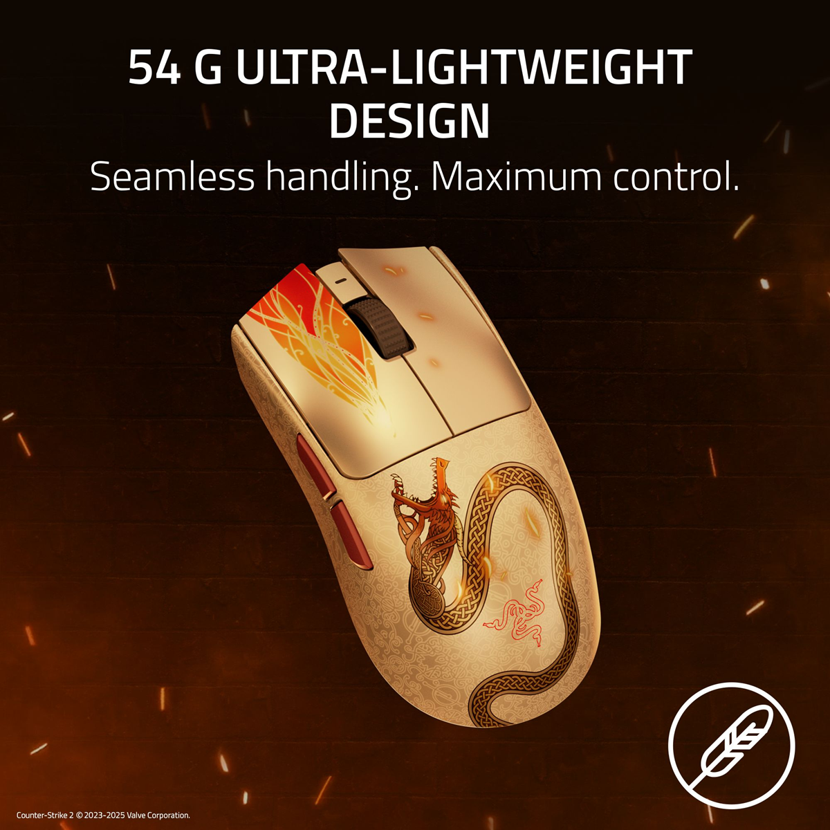 Razer Viper V3 Pro - Wireless Esports Gaming Mouse - Counter-Strike 2 Edition - FRML Packaging