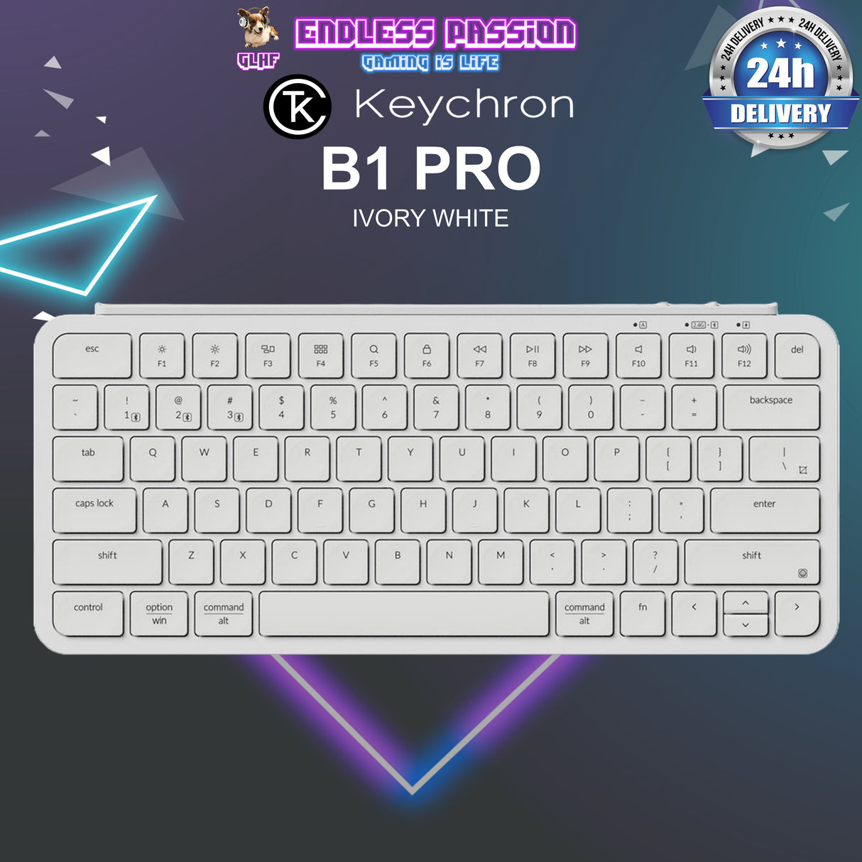 Keychron B1 Pro Ultra-Slim Wireless Keyboard