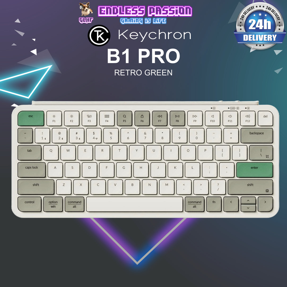 Keychron B1 Pro Ultra-Slim Wireless Keyboard