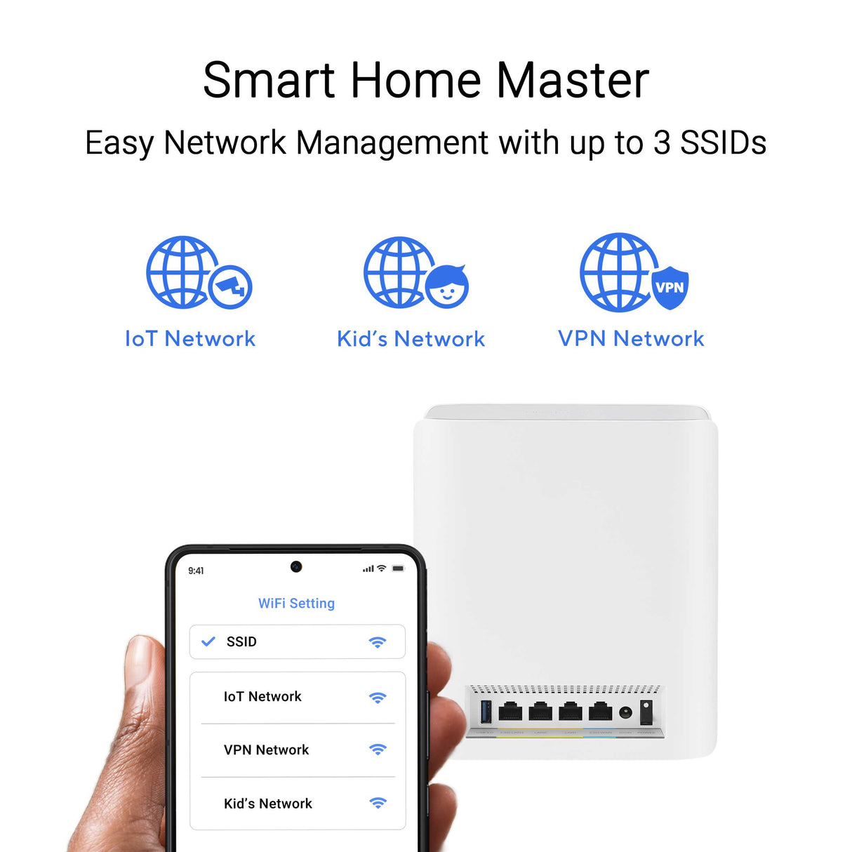 ASUS ZenWiFi BT8 Tri-band WiFi 7 Mesh - White 2 Pack