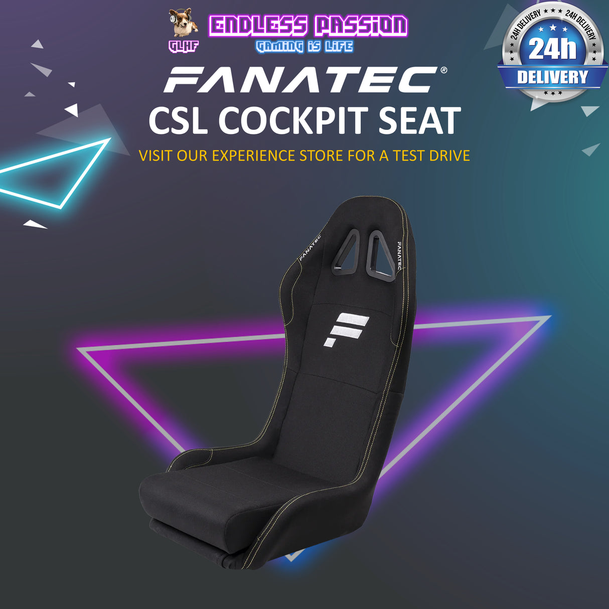Fanatec CSL Cockpit Seat [PRE-ORDER]