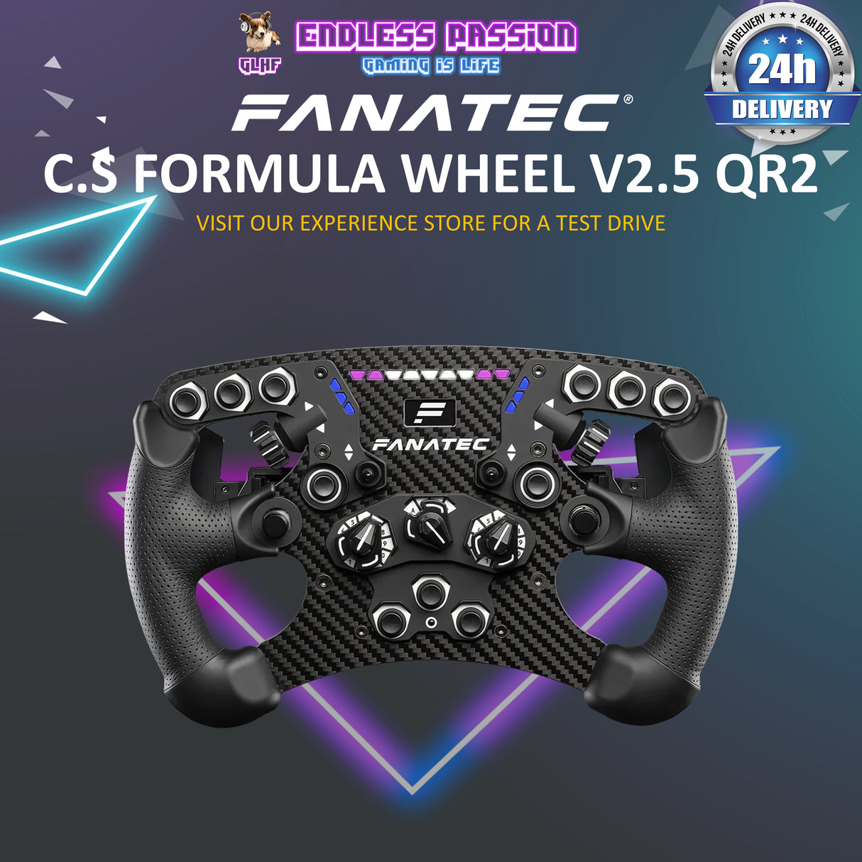 Fanatec Clubsport Steering Wheel Formula V2.5 [PRE-ORDER]
