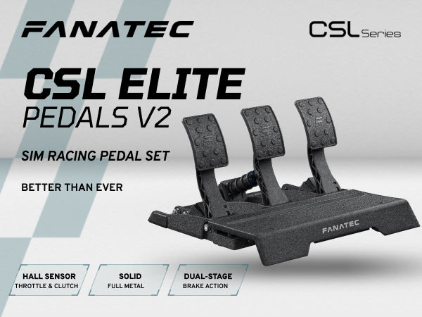 Fanatec CSL Elite Pedals V2 - CSL_EP_V2