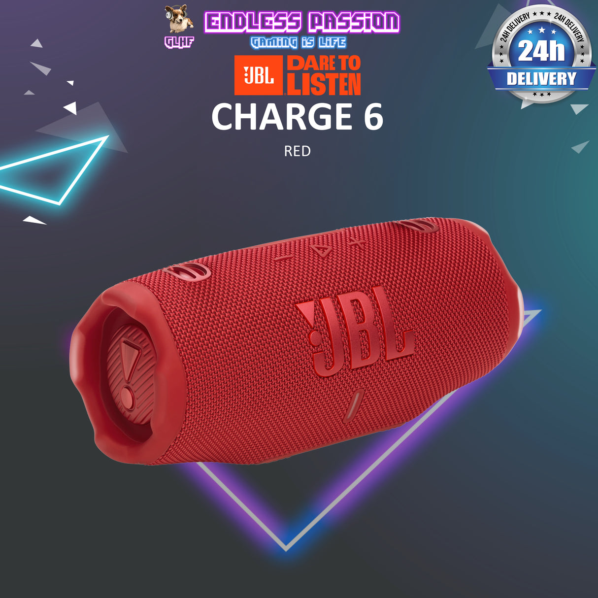 JBL Charge 6 - Portable Bluetooth Speaker