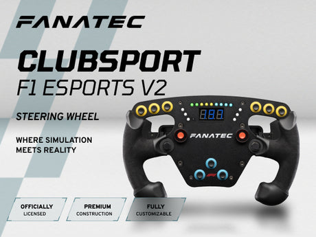 Fanatec ClubSport Steering Wheel F1 Esports V2 - CRD-9020010-WW