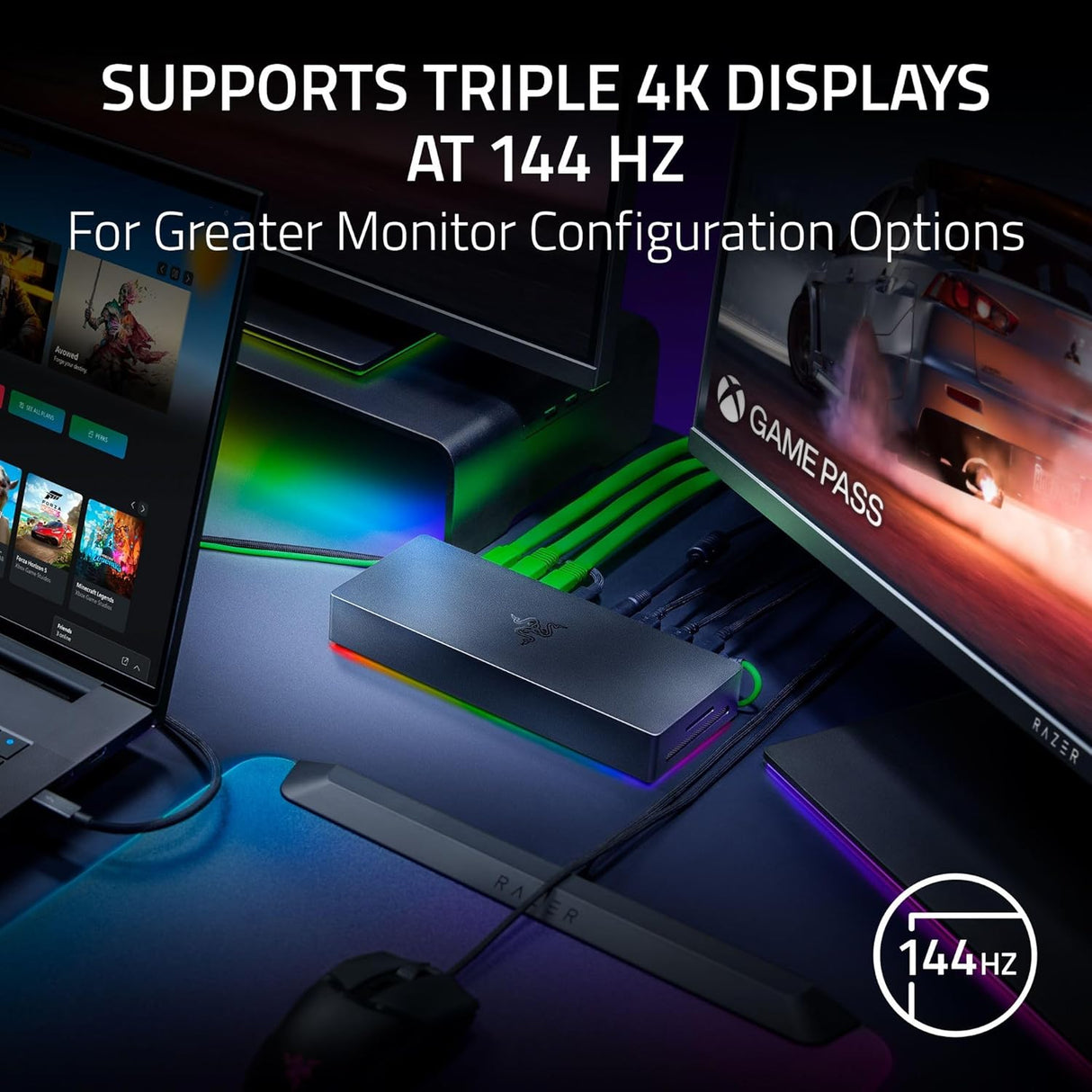 Razer Thunderbolt™ 5 Dock USB HUB – Chroma (RGB) - High-Speed Data & Charging