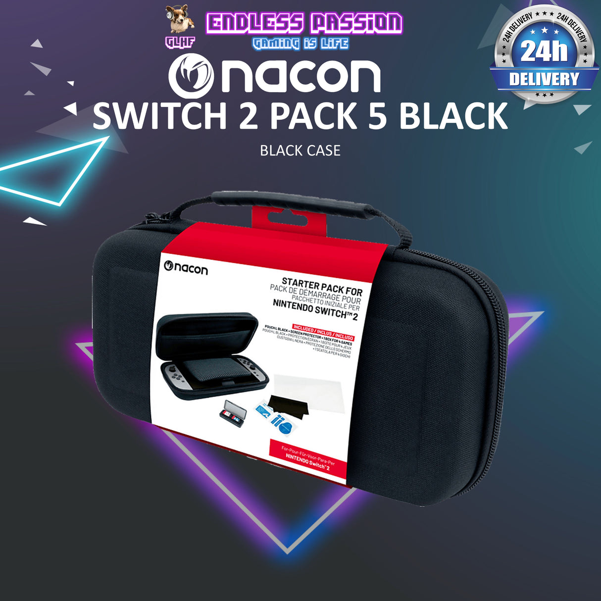 Hard Carrying Case for Console and Accessories for Nintendo Switch™2