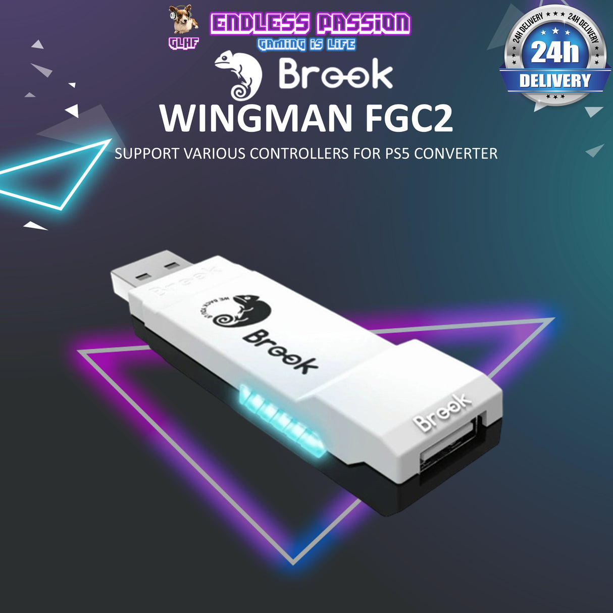 Brook Wingman FGC2 PS5 Converter